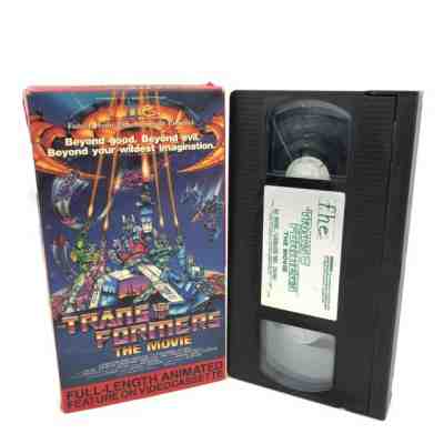 Transformers The Movie Betamax F.H.E. 1986 Family Home Entertainment FHE RARE