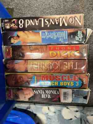 Vintage Lot of 28 Gay Interest VHS Tapes