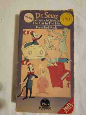 Dr. Seuss The Grinch Grinches The Cat In The Hat 1985 Vhs Tape