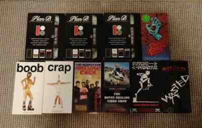 80's 90's Skateboarding VHS Big Brother Bones Brigade Santa Cruz Video Lot