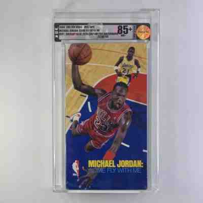 Michael Jordan ROOKIE 1st vhs tape VGA 85+ 1989 SEALED mint similar to PSA 10