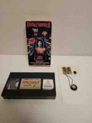 Vintage VHS Frankenhooker W/ Rare Talking Box Horror Comedy Rental Tape