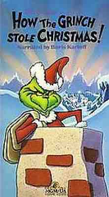 IGS 8 Graded Dr Seuss How The Grinch Stole Christmas VHS Karloff Cartoon 1966