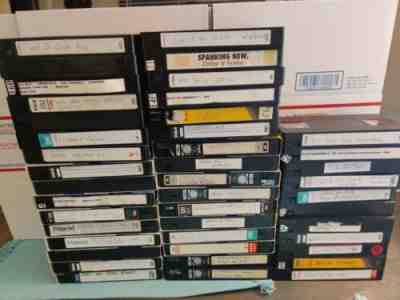 Lot Of 43 Vintage Gay Bisexual Interest VHS Tapes Untested