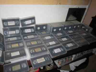 Lot of 40 VHS vintage Tapes hard to find and rare - Gay Interest all kinds