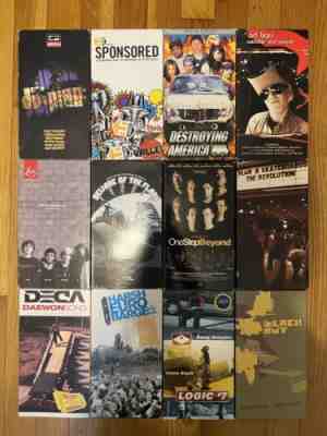 VHS Skate Video Lot Vintage 90â??s Skateboarding 12 Tapes With Original Sleeves
