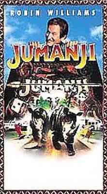 Jumanji (VHS, 1996, Clam Shell Case)