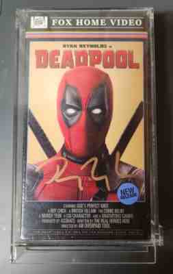 Brand New Sealed SDCC 2016 Exclusive Deadpool VHS signed By Ryan Reynolds - Rare