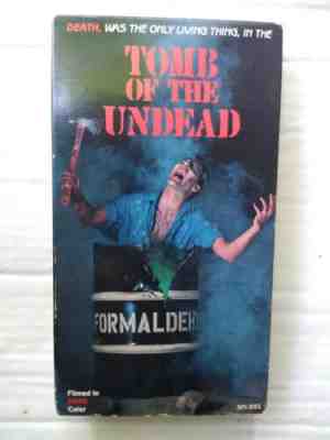 Tomb Of The Undead (VHS, 1985, Silvermine Video) RARE OOP HTF Zombie Drug Horror