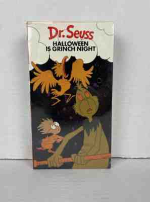 Dr. Seuss Halloween Is Grinch Night VHS 1989 Brand New Sealed -Rare- Vintage