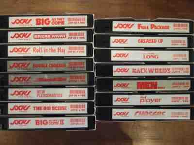 Collectible Vintage Lot of 15 Gay Interest Falcon Jocks Studios VHS Video Tapes