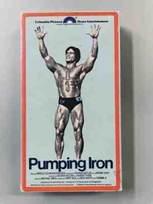 VHS â?? PUMPING IRON - GATEFOLD FIRST PRINT - ARNOLD SCHWARZENEGGER LIKE IGS