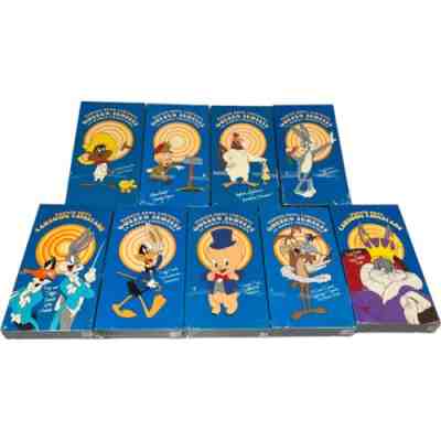 WARNER BROTHERS GOLDEN JUBILEE VHS LOT 9 CAVALCADE LOONEY TUNES BUGS SEALED