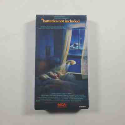 Batteries Not Included VHS New Sealed 1988 Red MCA White MCA Watermarks