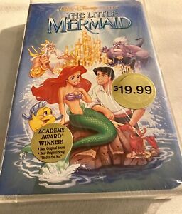 Little Mermaid Walt Disney's Classic VHS Black Diamond 1st Ed Orig.SEALED, Mint