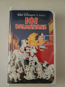 Rare Vintage 101 Dalmatians Disney Black Diamond Classic 1992 VHS Tape #1263