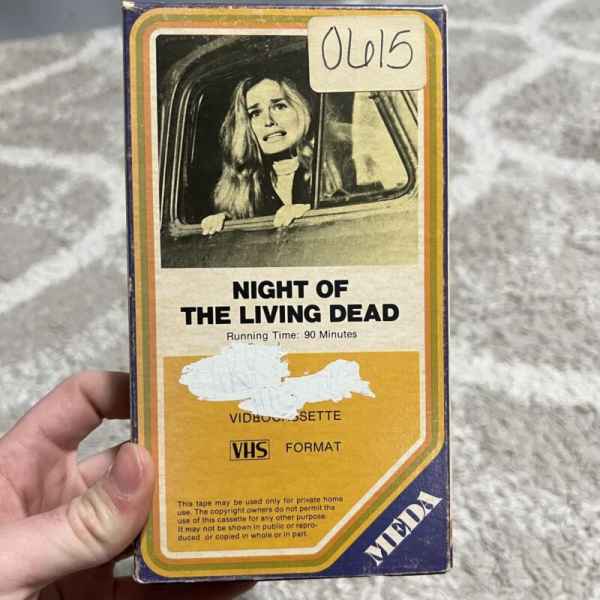 Night Of The Living Dead VHS Media Home Entertainment 1978 90 Minutes Original