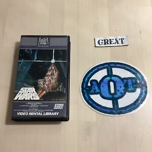 1982 STAR WARS Video Rental Library VHS 1st Edition Tape Serial Numbers