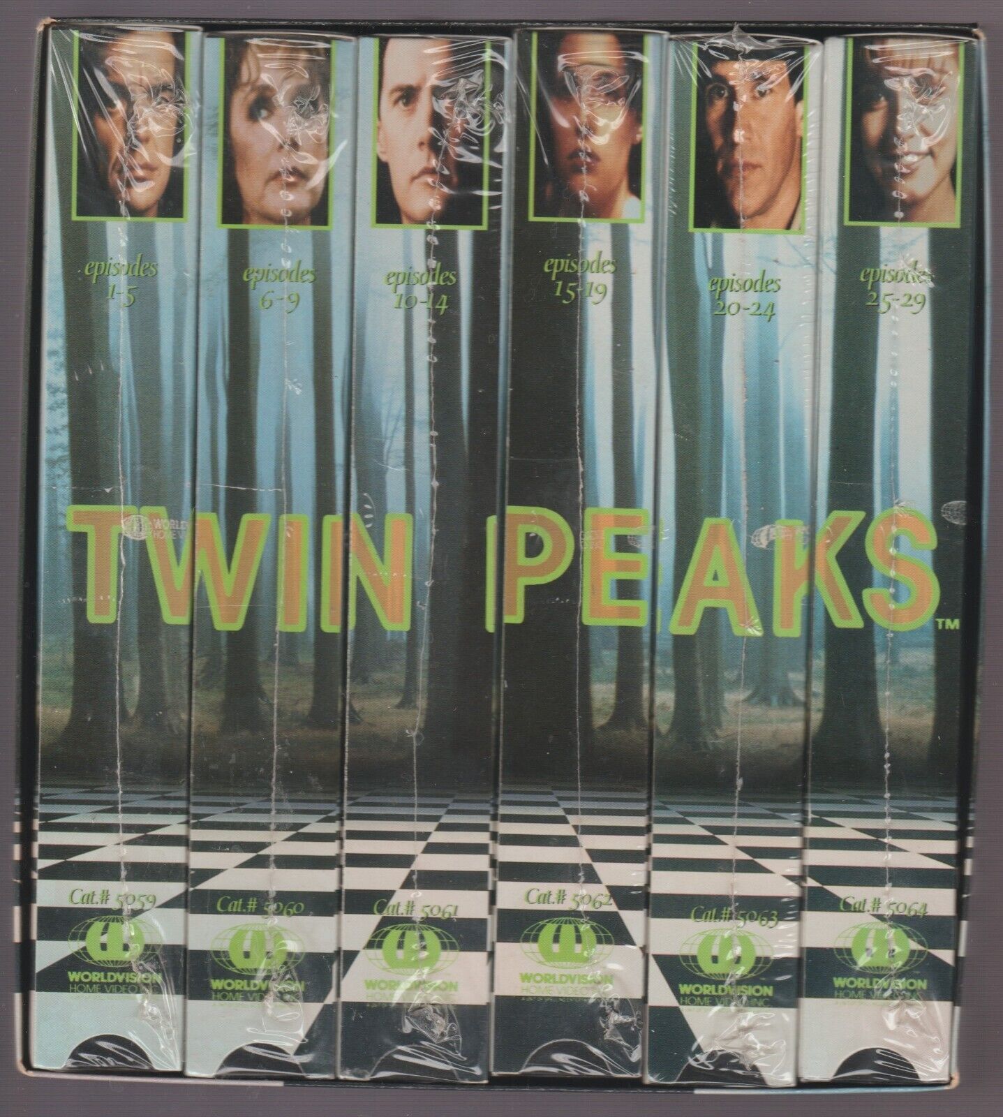 Twin Peaks Complete Series VHS Box Slipcase 6 Tapes Brand New Sealed David Lynch