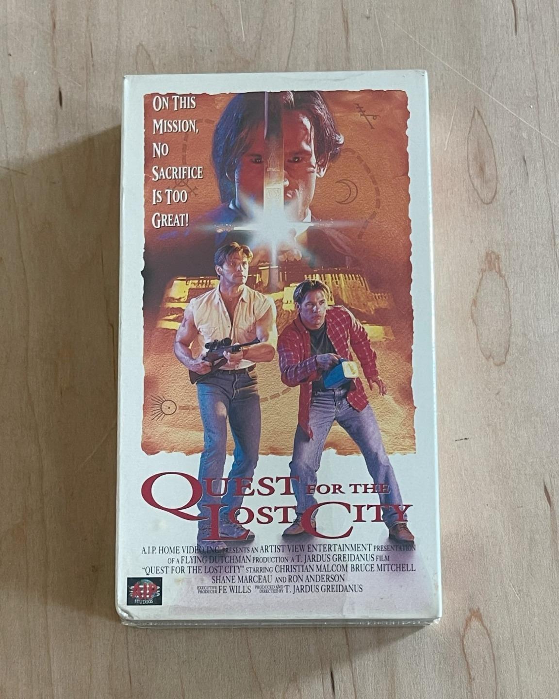 QUEST FOR THE LOST CITY aka FINAL SACRIFICE (1990) Sealed VHS AIP Satanic Horror