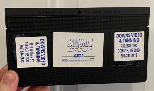 Samurai Cop VHS Action Very Rare Tested 4 Star Video Robert Z'Dar Matt Hannon