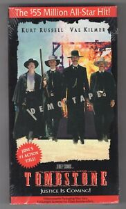 Tombstone (Rare Factory Sealed VHS Screener) Kurt Russell / Val Kilmer