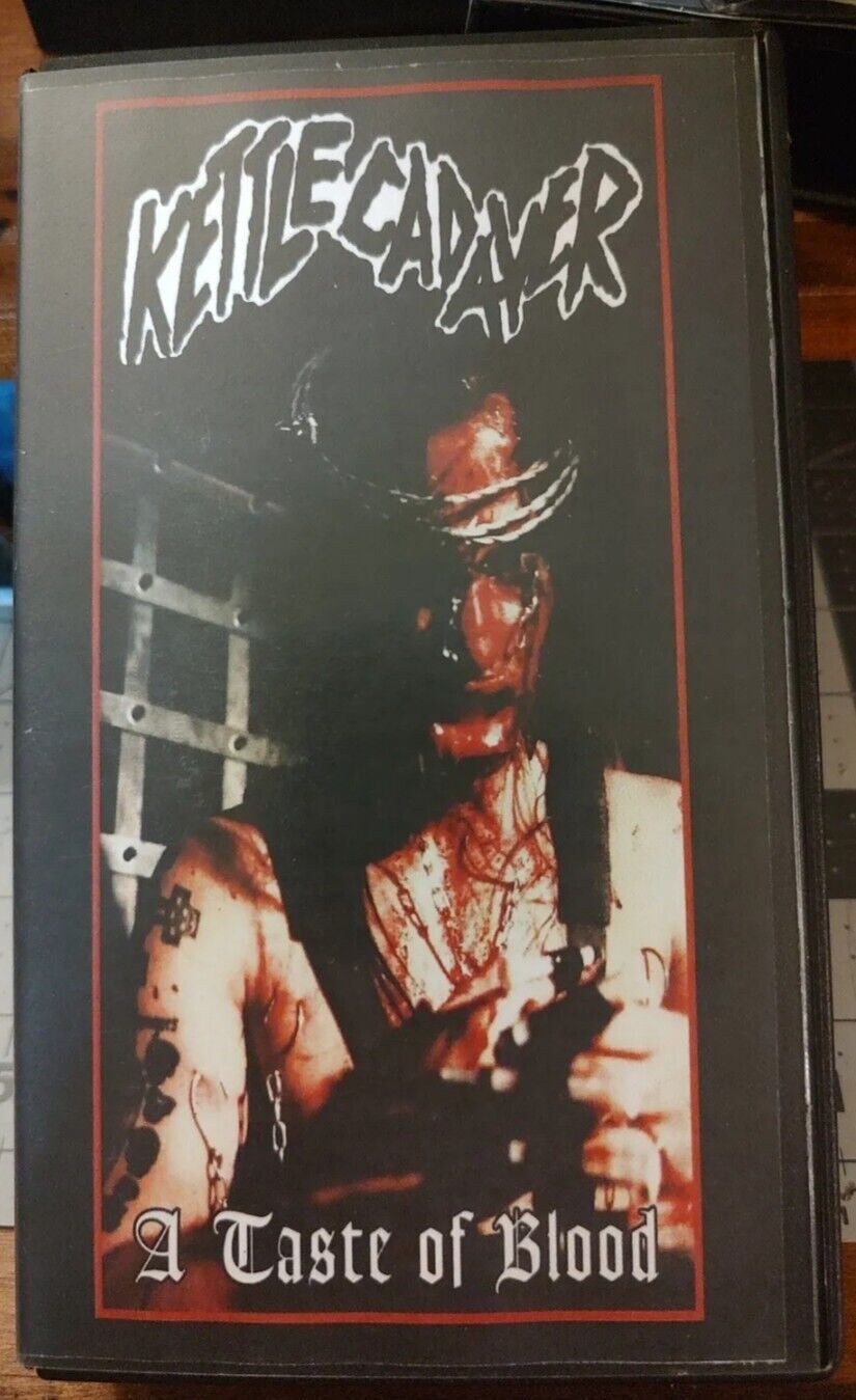 Kettle Cadaver: A Taste of Blood (VHS, 2002) Edwin Borsheim HORROR ROCK RECORDS