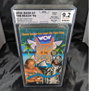 Sealed - WCW Bash at the Beach 1996 VHS - 1st NWO - Rewind Grading 9.2 (4.5/5)