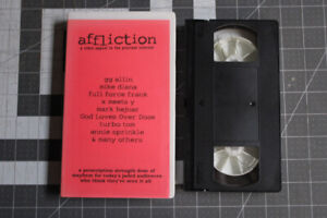 Affliction Mark Hejnar Original 1996 VHS GG Allin Mike Diana Full Force Frank