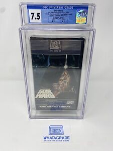 Star Wars VHS - 1982 Video Rental Library ?  First Release - Matching Serials
