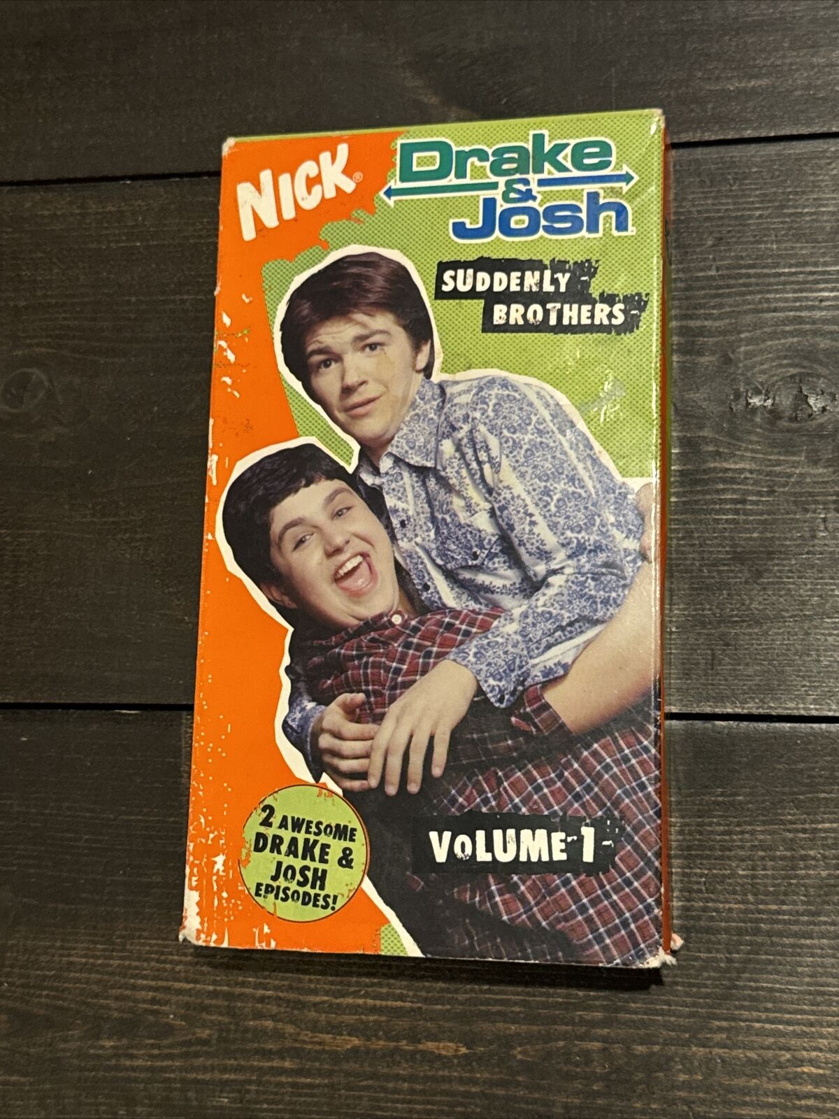 DRAKE & JOSH SUDDENLY BROTHERS VOLUME 1 VHS TAPE NICKELODEON 2005 - Tested