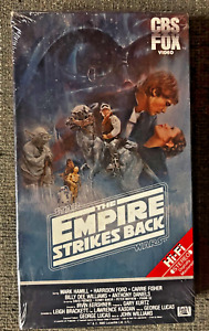 Star Wars 1984 VHS The Empire Strikes Back CBS FOX Video White Water Mark Sealed