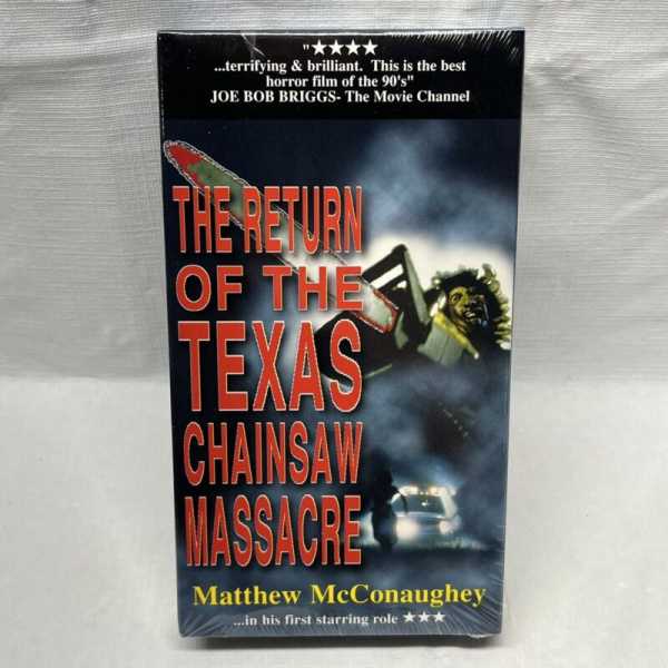 Return Of The Texas Chainsaw Massacre VHS Horror Sealed New Rare