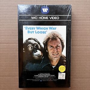 SEALED Every Which Way But Loose (1978) VHS Big Box WCI Home Video 1980 VHS