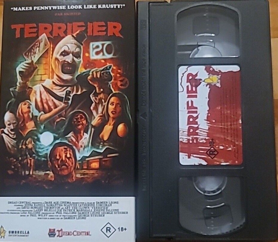 TERRIFIER 2016 VHS Tape | Umbrella Entertainment AUS Licenced Official Release