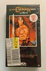 Conan The Destroyer VHS SEALED Movie Mogul Sticker  Watermarks Schwarzenegger