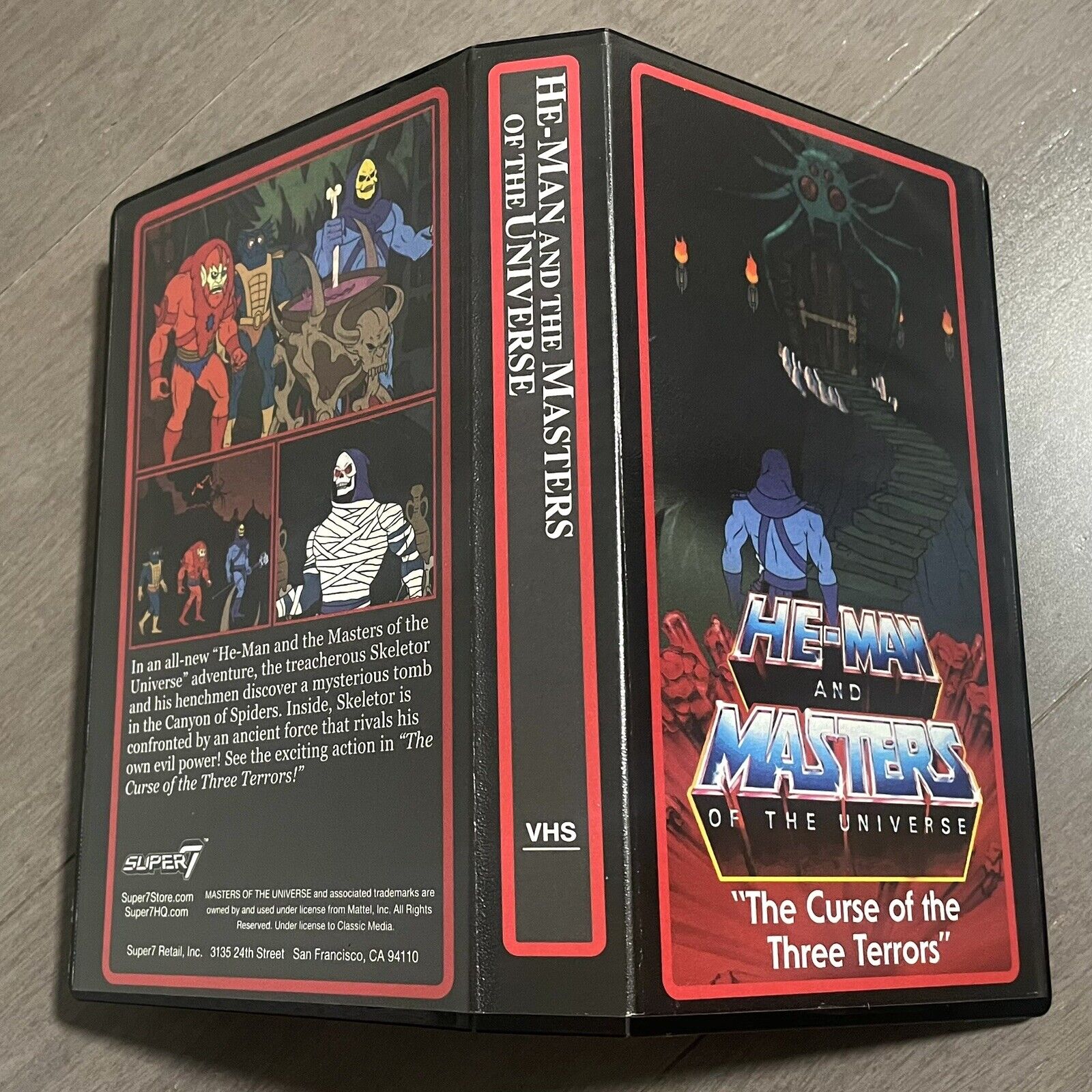 SDCC MOTU Possessed Skeletor  The Curse Of The Three Terrors VHS Super 7 Rare