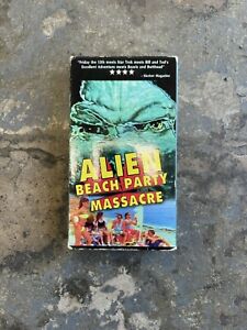 Alien Beach Party Massacre (VHS 1996) ULTRA RARE!!! | Former Rental | Horror