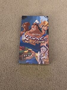 Walt Disney Kronk’s New Groove Vhs Screener Demo Tape New Sealed