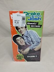 DRAKE & JOSH SUDDENLY BROTHERS VOLUME 1 VHS TAPE NICKELODEON RARE 2005