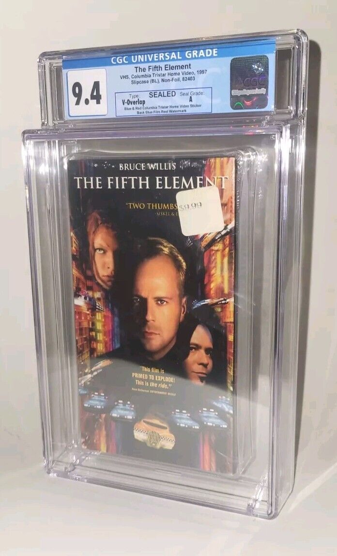 SEALED CGC GRADED 9.4 The 5th Element VHS - SS