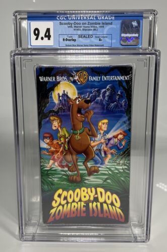 Scooby-Doo on Zombie Island [VHS] - CGC Graded 9.4 With A+ Seal - Rare Sealed