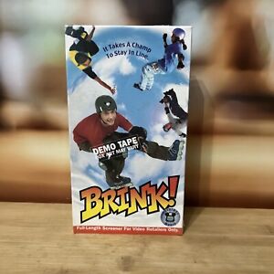 Brink! VHS Disney 1998 Rare Sealed Screener Demo Copy