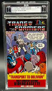 Transformers Transport to Oblivion VHS FHE 1985 Sealed New IGS 7 7 Graded CGC