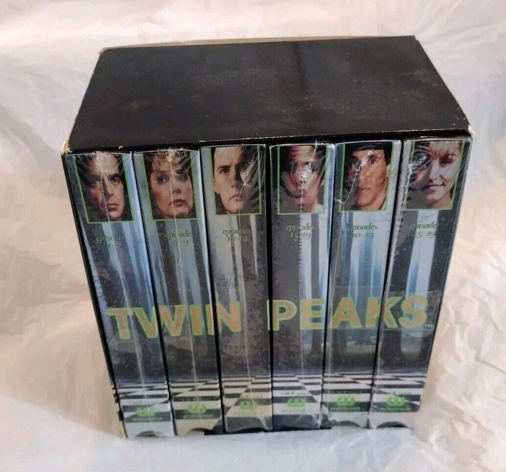 ?? ?? ? TWIN PEAKS Original Series VHS Box Set David Lynch 6 Tapes ? ? ?