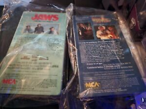 Back To Future Jaws VHS Tape Lot