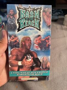 WWF WWE WCW AEW - Bash at the Beach VHS, 1999) BRAND NEW, SEALED & RARE!