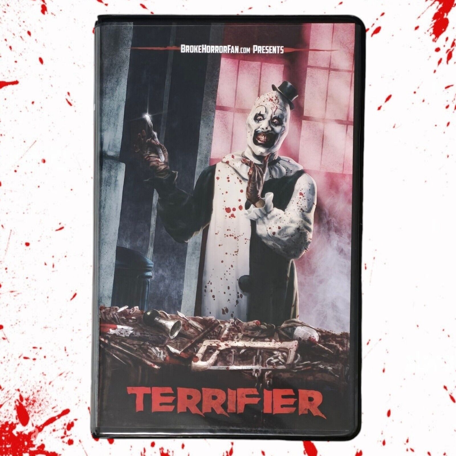 TERRIFIER VHS OFFICIAL 2024 Witter Entertainment LIMITED RELEASE CLAMSHELL CASE