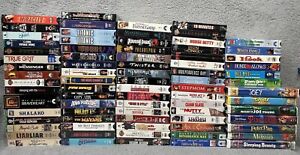 Mix Lot Of 80 Sealed VHS 80's 90's And Y2K