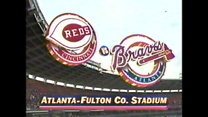 VHS #326 MLB 1995 Reds at Braves 5.13.95, Reds at Braves 5.14.95 Baseball